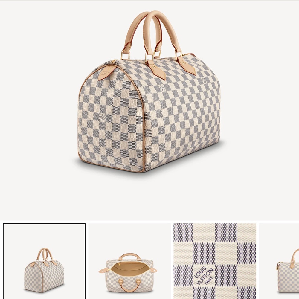 Louis Vuitton Speedy 30 Damier Azur - Picture 4 of 17